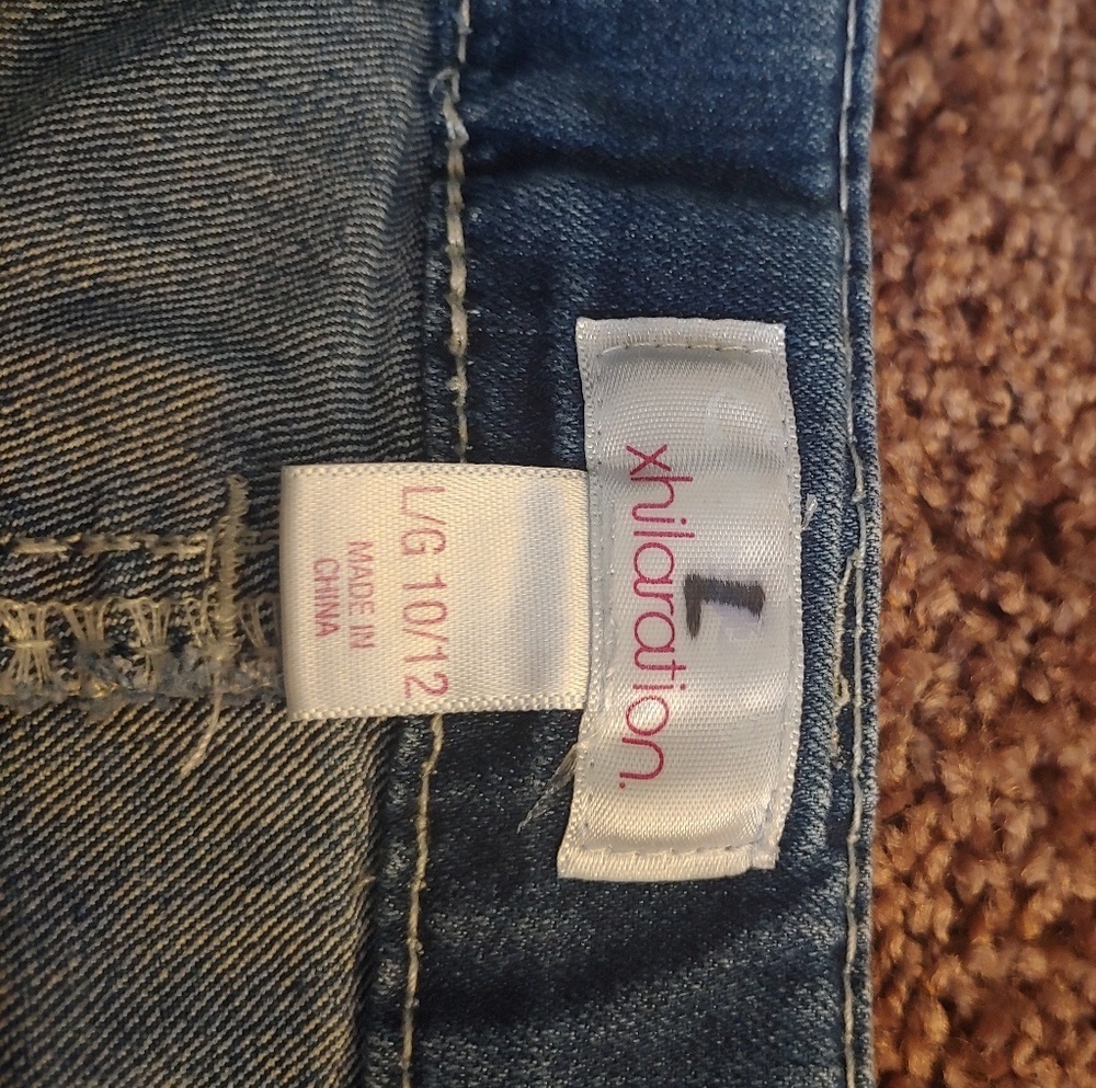 Xhiliration‎ denim cut off girls shorts - Picture 2 of 3
